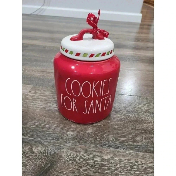Rae Dunn Cookies for‎ Santa Large Canister - Picture 1 of 4